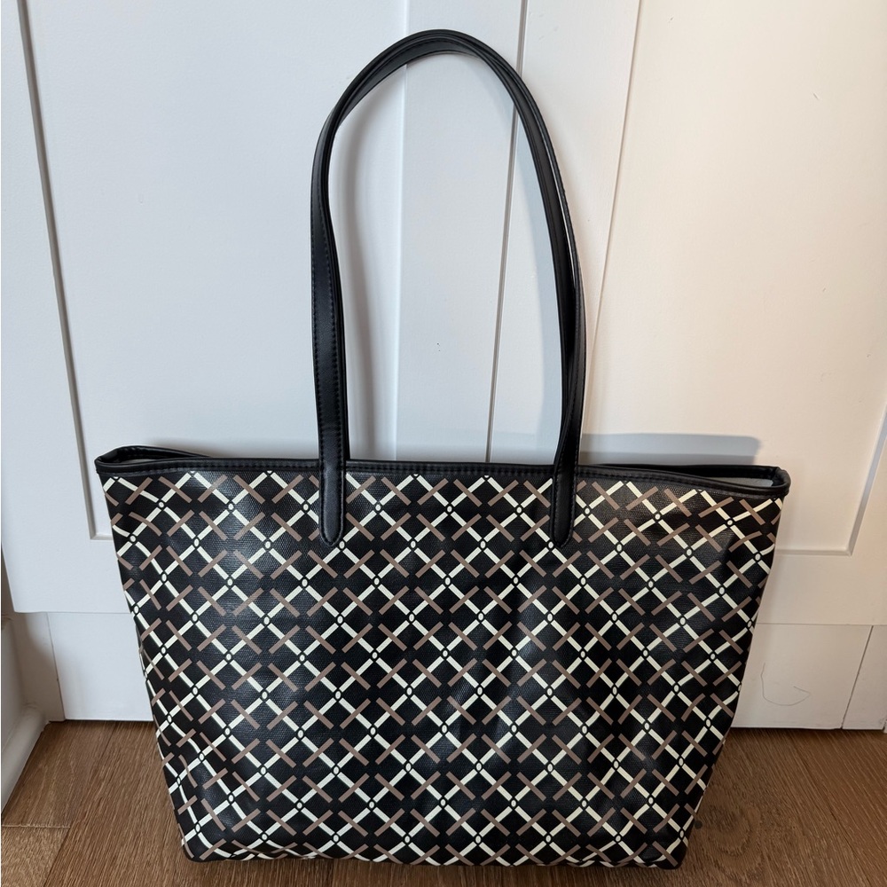 A New Day Brown and Tan Tote Bag